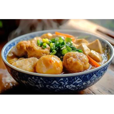 猪肉丸汤粉